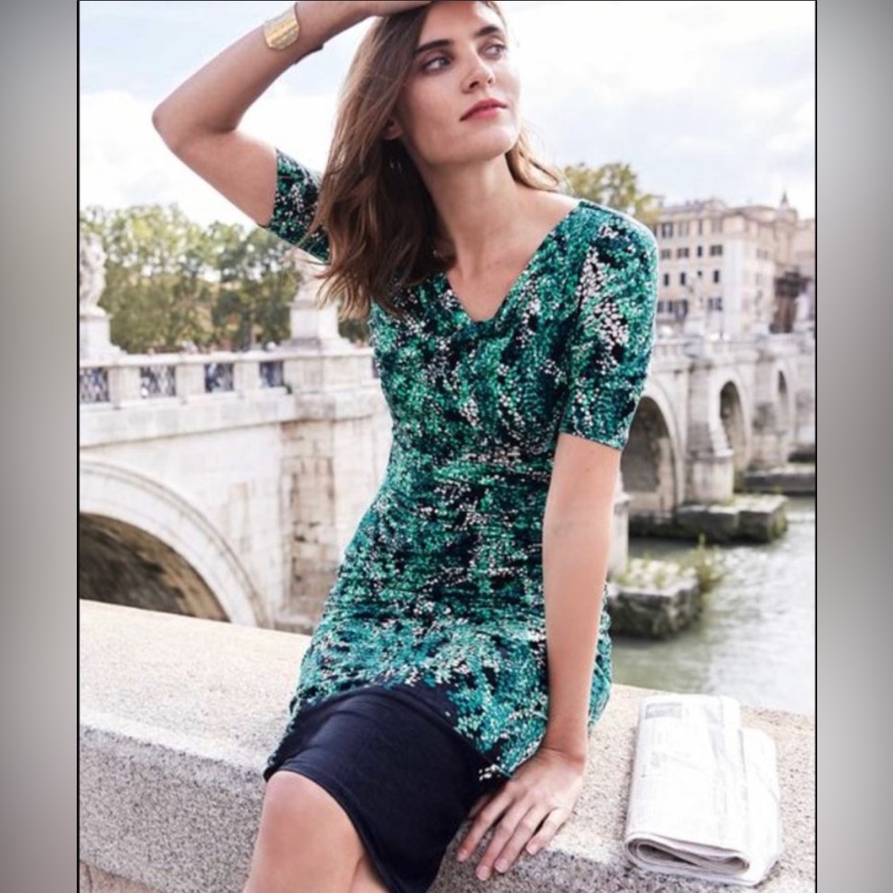 Boden Rita dress: stretch jersey comfort and Boden classic style